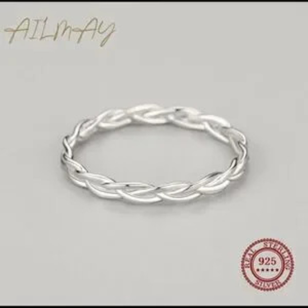 New 925 Sterling Silver Stackable Minimalist?Ring size 6,7,8